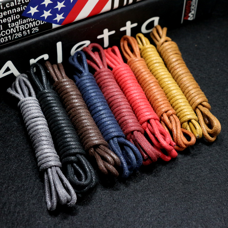 Travis Scott Lace - 1Pair Cotton Waxed Shoelaces Round Oxford