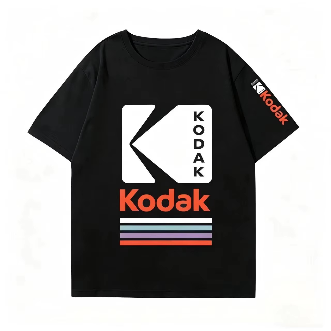 Streetwear Brand Logo - Kodak Retro Logo Graphic T-Shirt, Classic