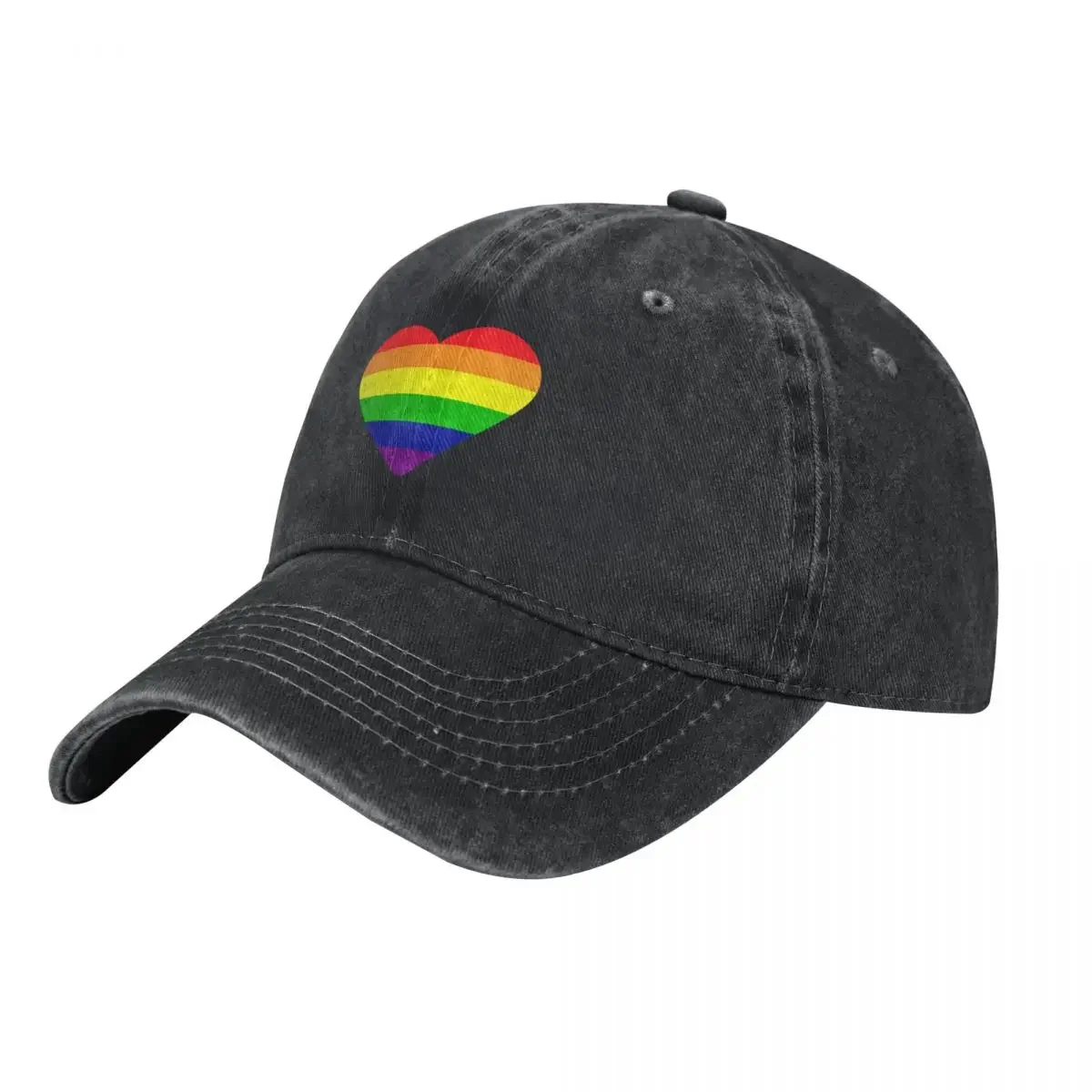 Pride Flag Heart Baseball Cap  - огляд і ціна Streetwear Brand Heart