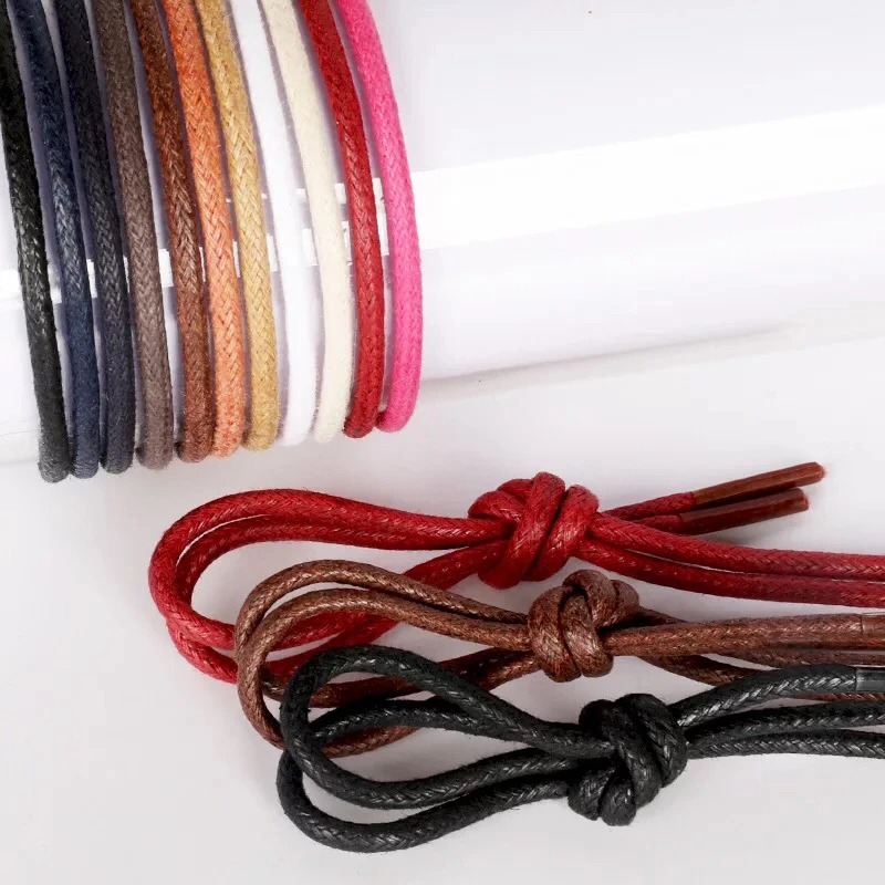 Wax Round Shoelaces for Boots  - огляд і ціна Travis Scott Lace
