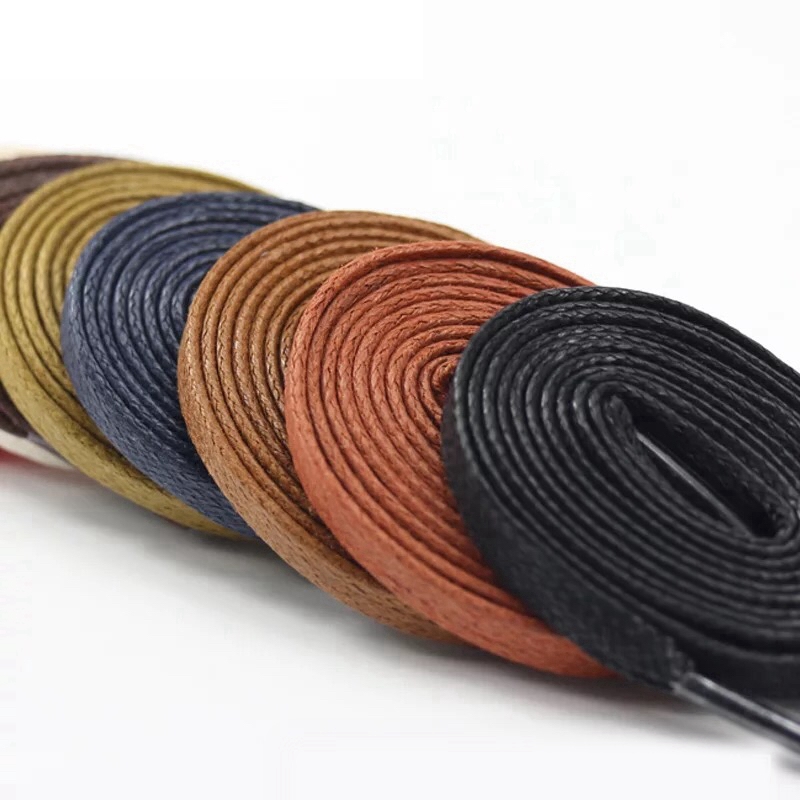 1Pair NEW Waxed Flat Shoelaces - огляд і ціна Travis Scott Lace