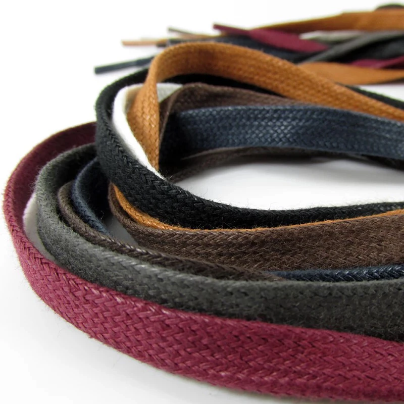 1Pair NEW Waxed Flat Shoelaces - огляд і ціна Travis Scott Lace