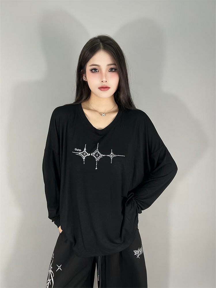 Loose Long Sleeve Jazz Dance S - огляд і ціна Streetwear Brand Logo