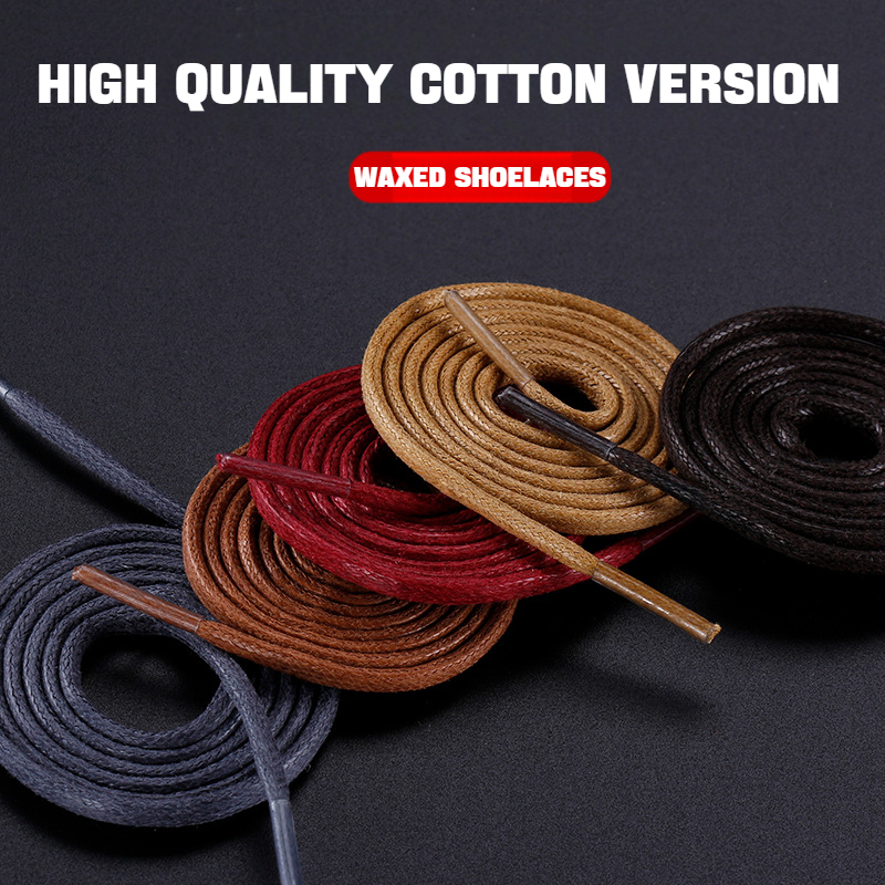 Cotton Waxed Shoelaces Round R - огляд і ціна Travis Scott Lace