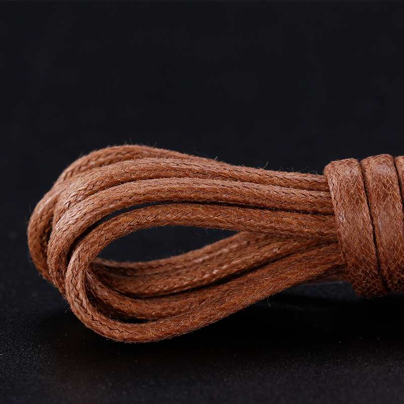 Cotton Waxed Shoelaces Round R - огляд і ціна Travis Scott Lace