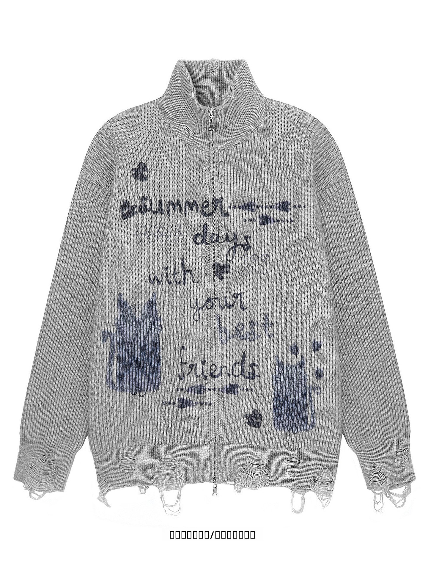 Loose Fit  Brand Open Cardigan - огляд і ціна Streetwear Brand Designs